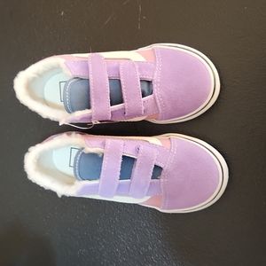 Vans kids suede sherpa multi color 10